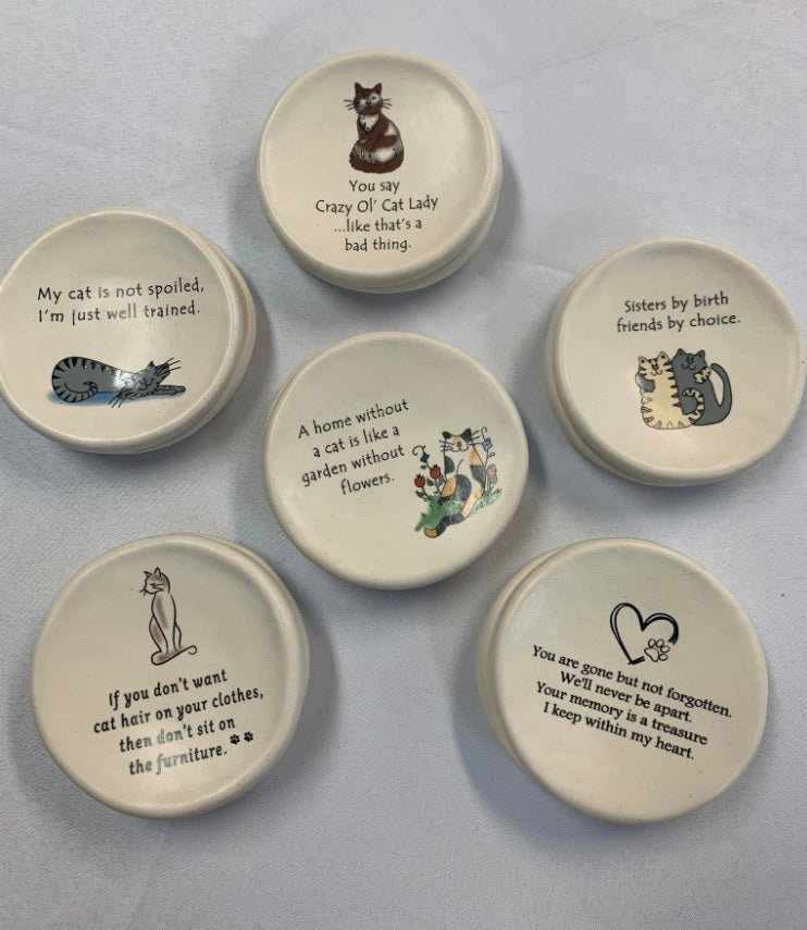 Funny Saying Pet Dish Asst