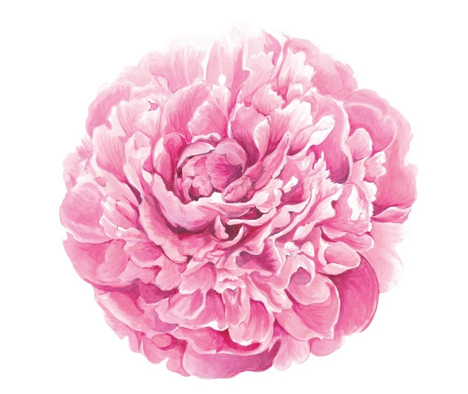 Die Cut Peony Placemat - 12  Sheets