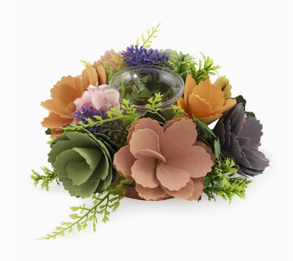 Coral Capades Tealight Home Decor