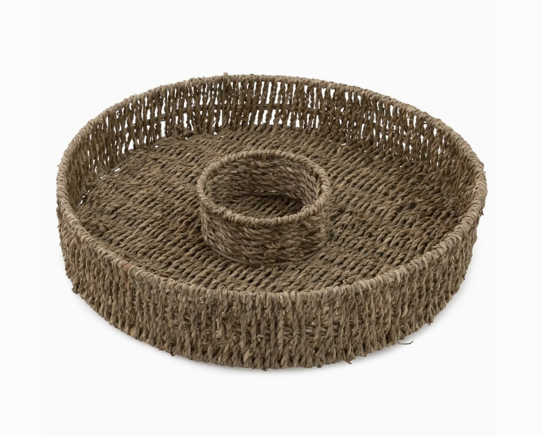 Seagrass Chip & Dip Basket