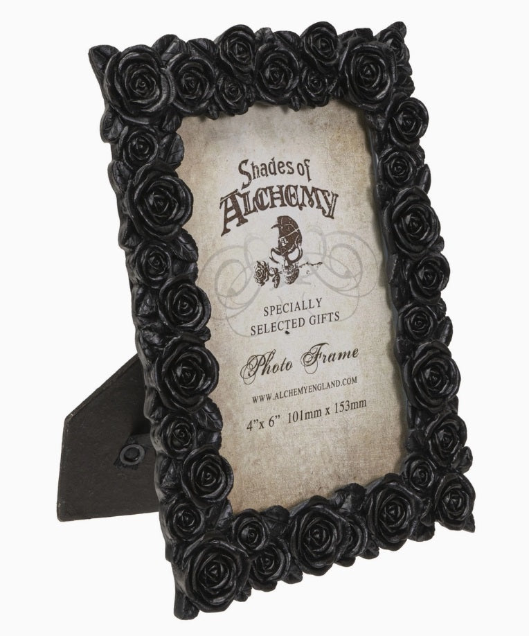 Black Roses Photo Picture Frame 6" x 4" C/24