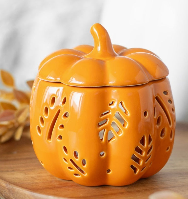 Orange Autumn Leaves Fall Pumpkin Oil Burner