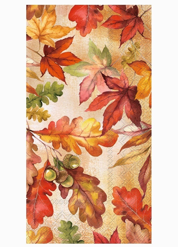 Bright Autumn Fall /thanksgiving Guest Towel 16ct