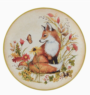 Woodland Critters Dessert Plate 9 in Set of 4