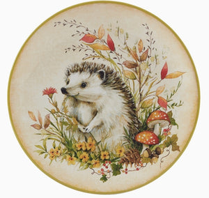 Woodland Critters Dessert Plate 9 in Set of 4