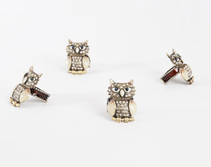 Owl Napkin Ring (Set of 4 Pcs) Bronze