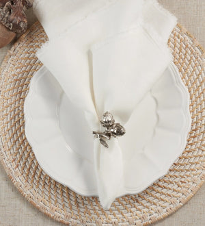 Acorn Napkin Ring Silver