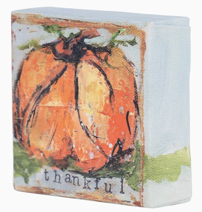 Thankful Pumpkin Canvas