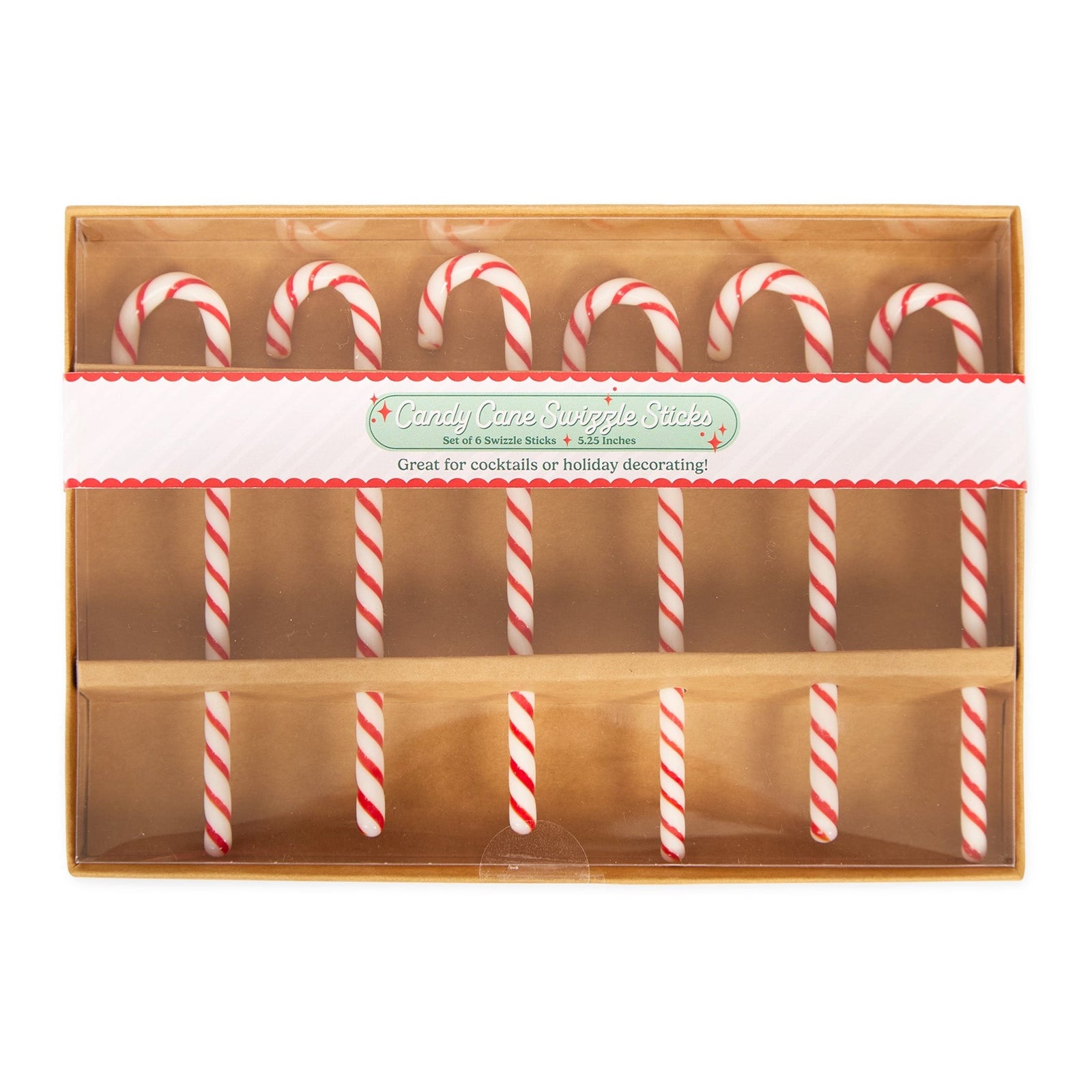 Candy Cane swizzle stick