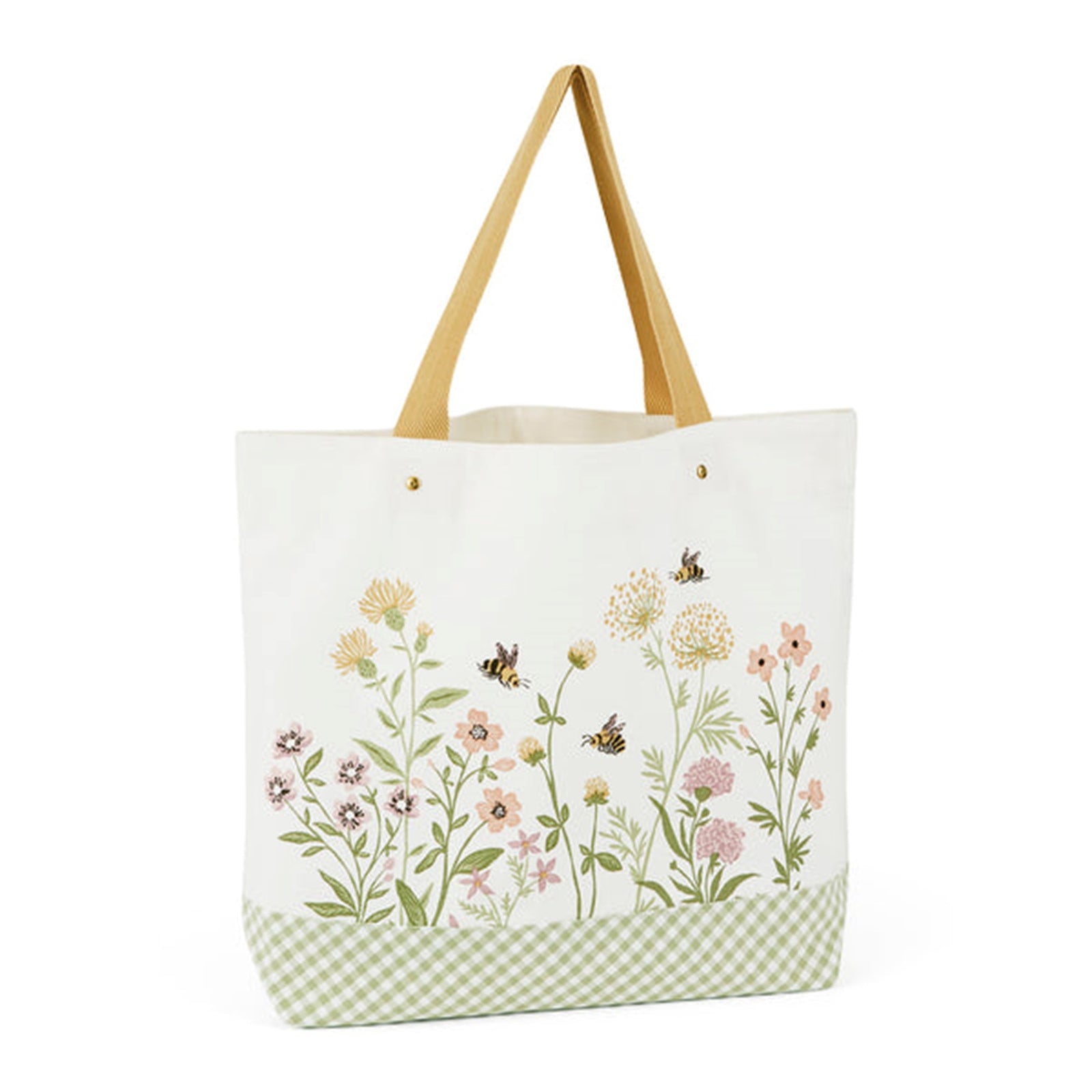 Spring Wildflower printed tote