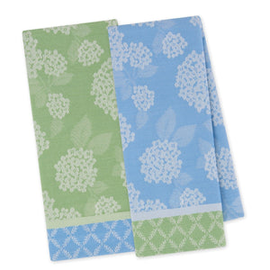 Hydrangea Garden Jacquard Dishtowel