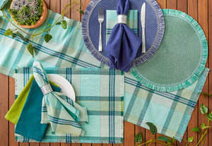 Trellis Plaid Napkins - Set of 4