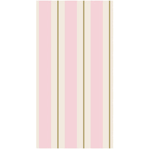 Pink and Gold awning stripped napkin