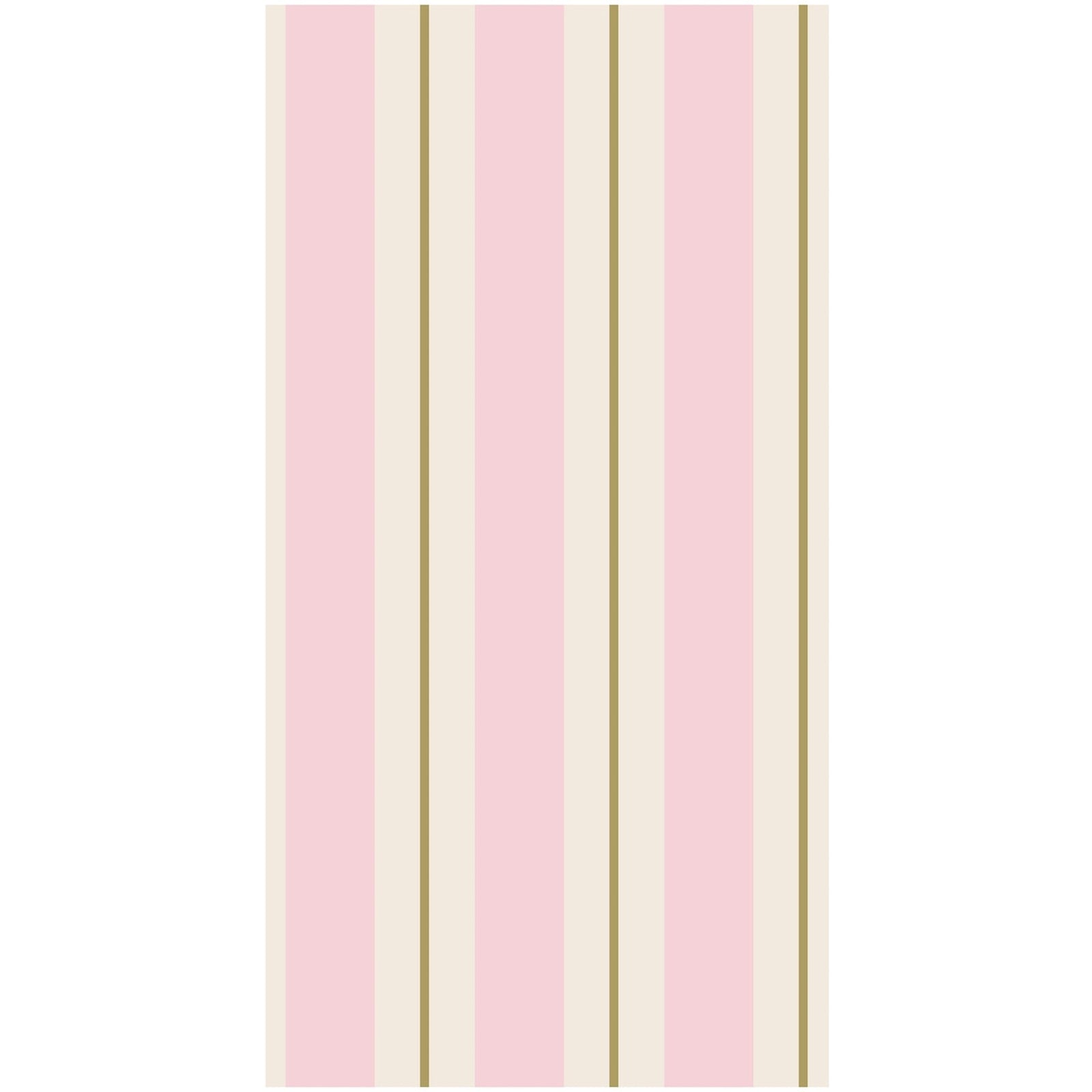 Pink and Gold awning stripped napkin