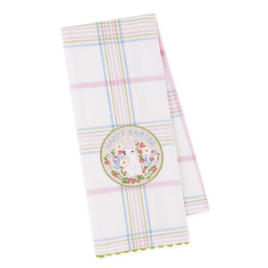 Embellished Easter Dishtowel