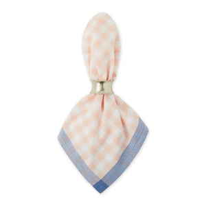 Pearl Blush Gingham Napkin