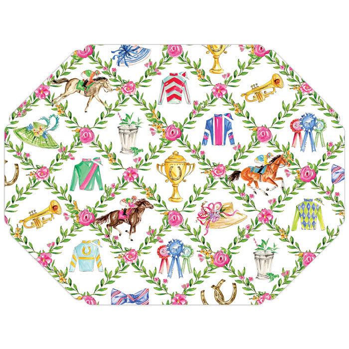 Derby Icons in Trellis Placemat