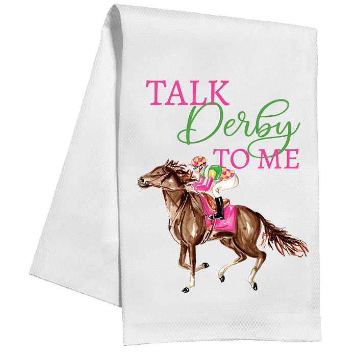 Talk Derby to Me Kitchen Towel