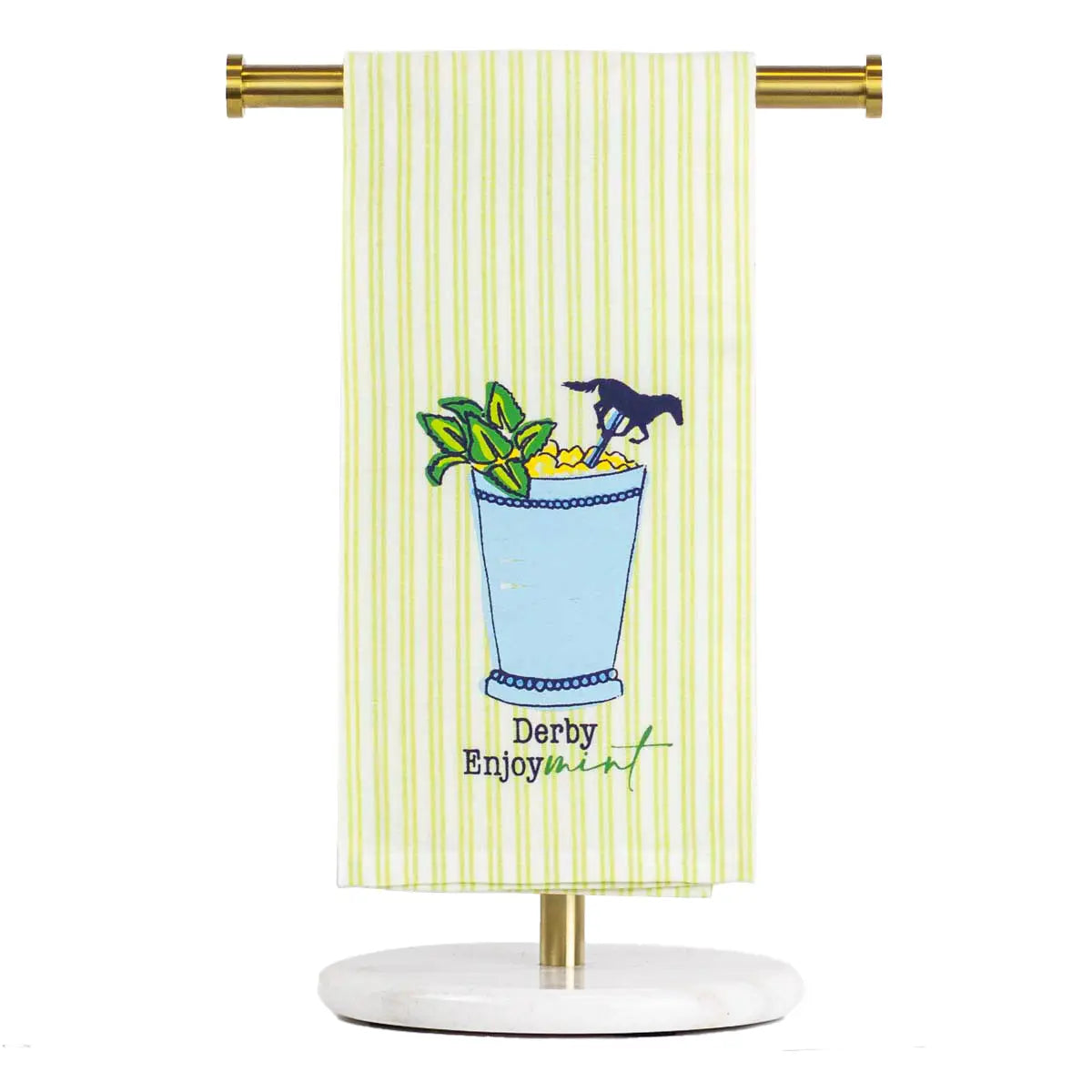 Derby Enjoy-mint Hand Towel Green/Sky/Yellow 20x28