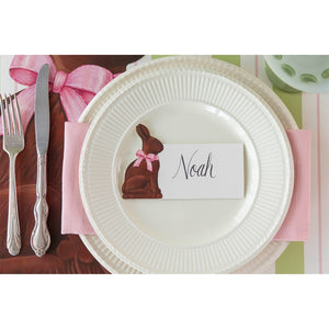 Chocolate Bunny Place Card