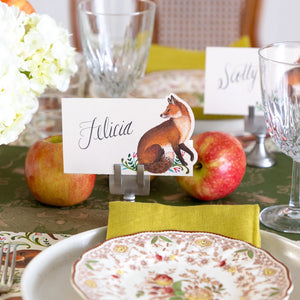 Fanciful Fox Place Card
