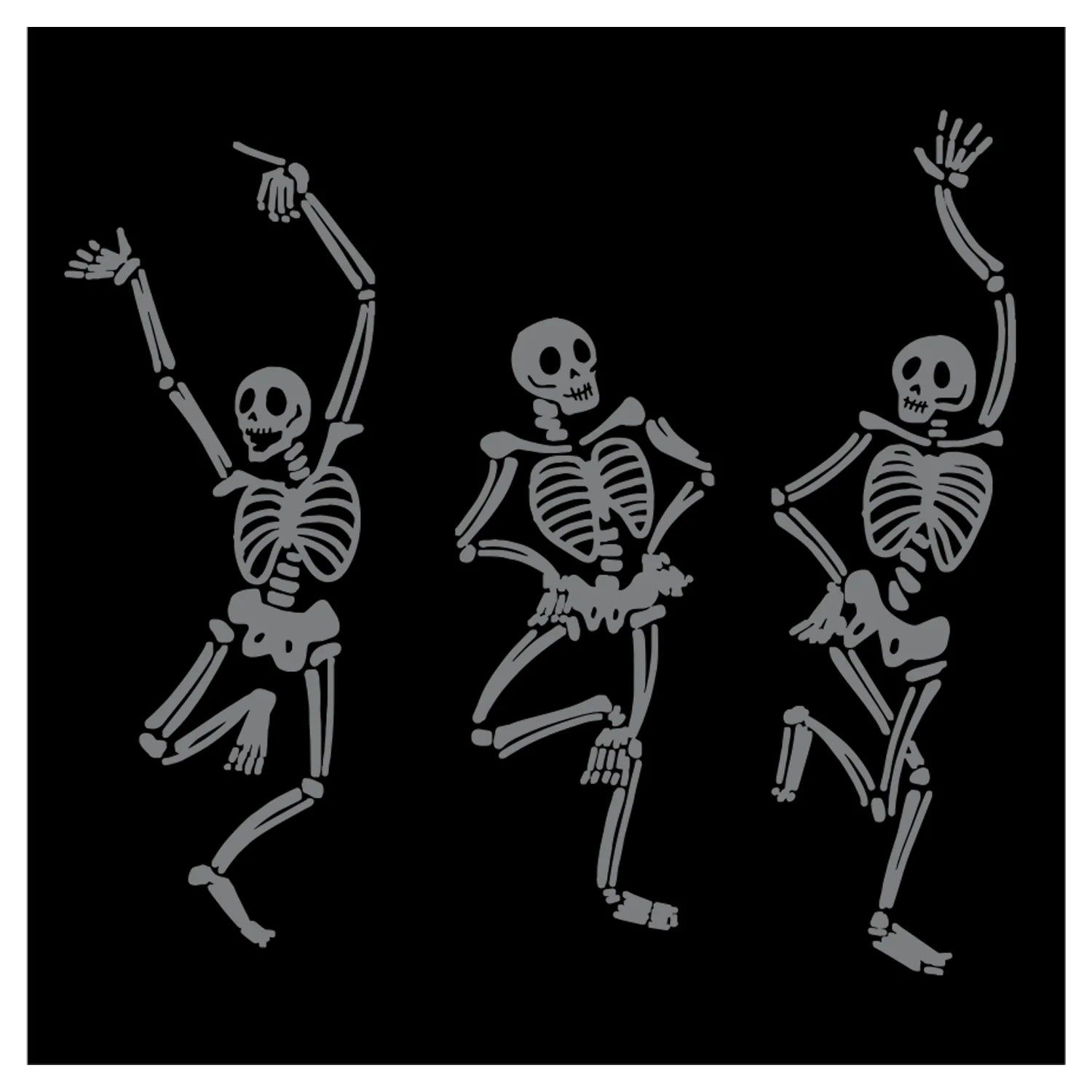 Dancing Skeleton Cocktail Napkin
