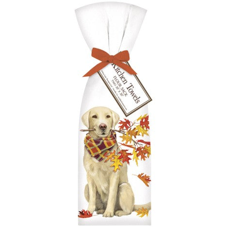 Autumn Cats And Dogs Towel