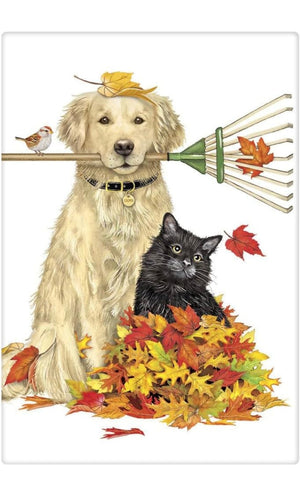 Fall Pets Towel