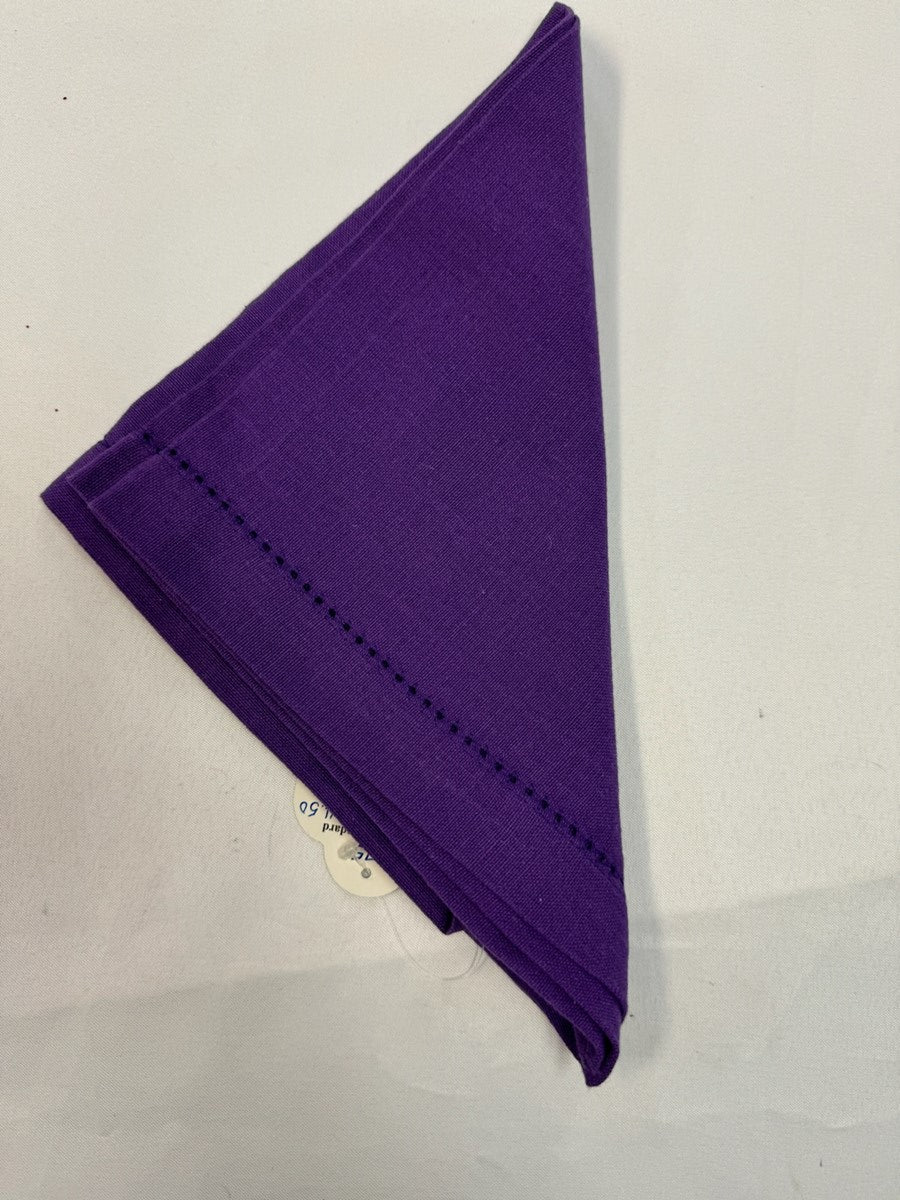 Purple cotton napkin