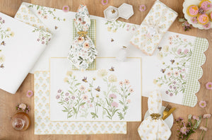 Spring Wildflowers Embellished placemats