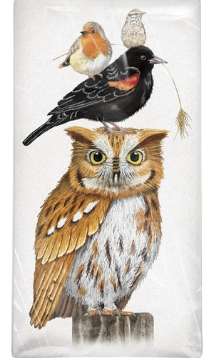 Autumn Birds Towel