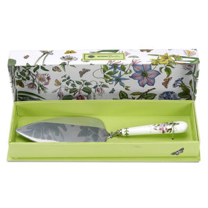 Botanic Garden Cake / Knife Server: Ceramic 41% 
 Stainless Steel 59% / Botanic Garden