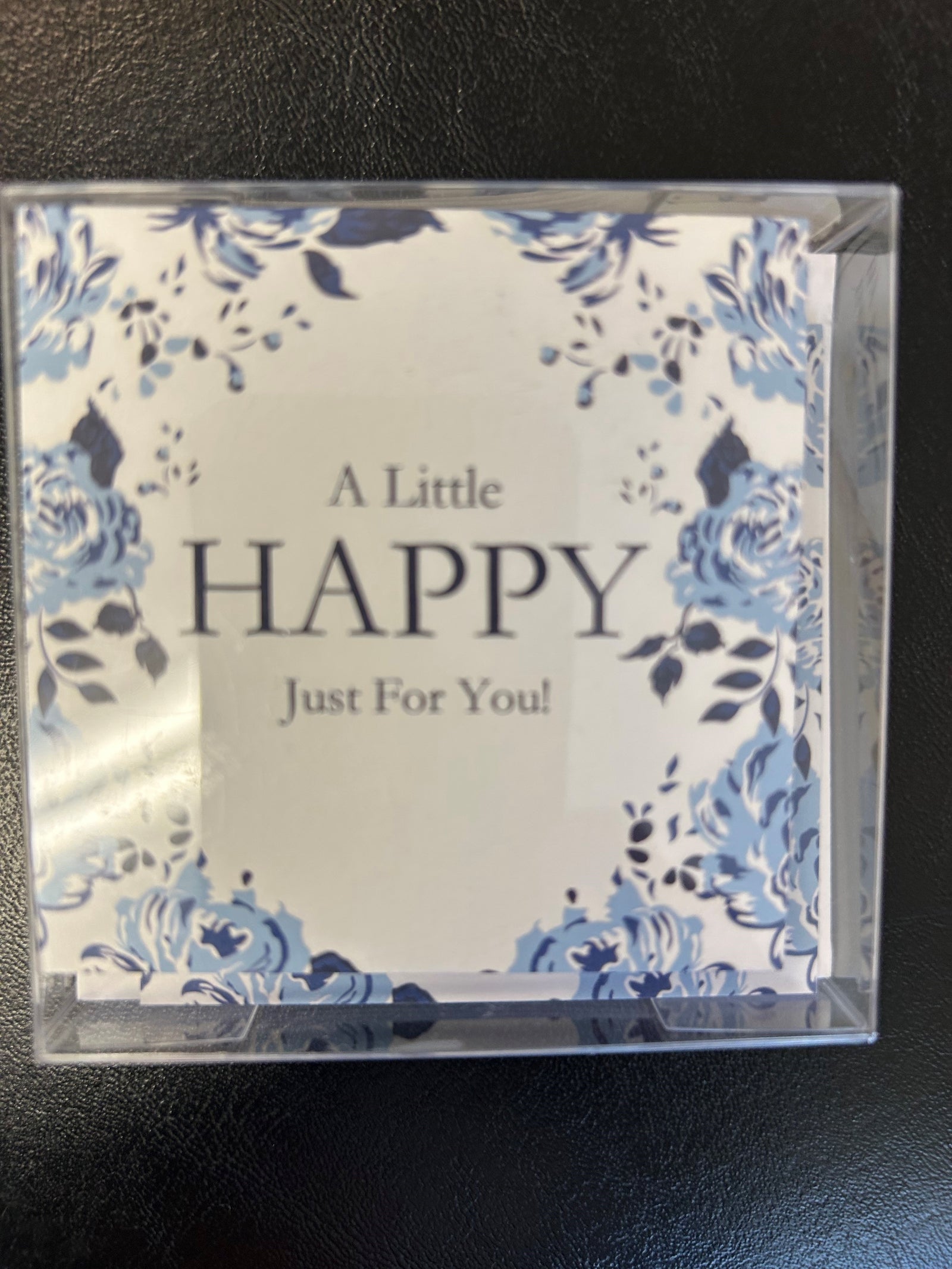 Blue Gift Enclosure card