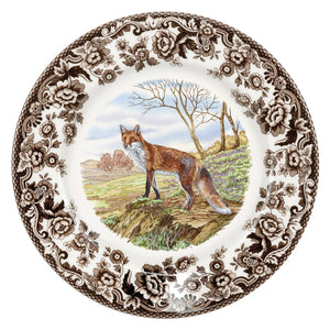 Spode Woodland Salad Plate 8 Inch (Red Fox)
