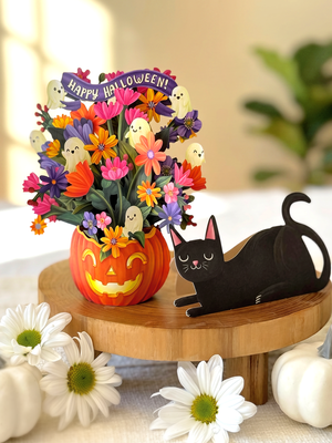 Mini Jack-O'-Lantern Boo-quet Mini Po-UP Greeting Cards