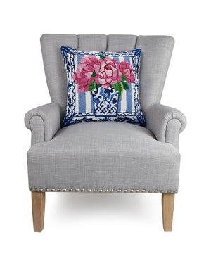 Pretty Petals Hook Pillow - Sally Eckman Roberts