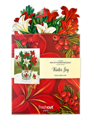 Winter Joy ( Pop up holiday Greeting Card)
