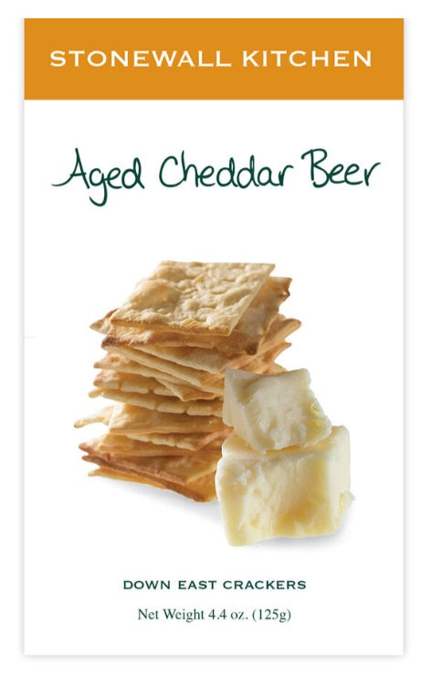 Aged Cheddar Beer Crackers