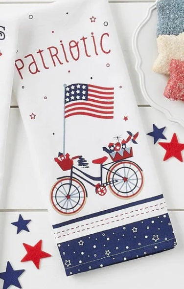Americana Printed Patriotic Towel
