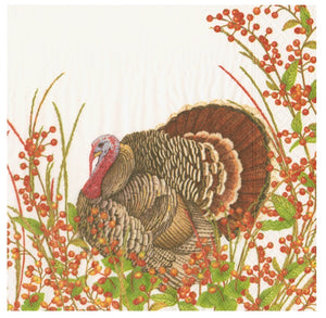 Turkey and Berries Napkin Cocktail