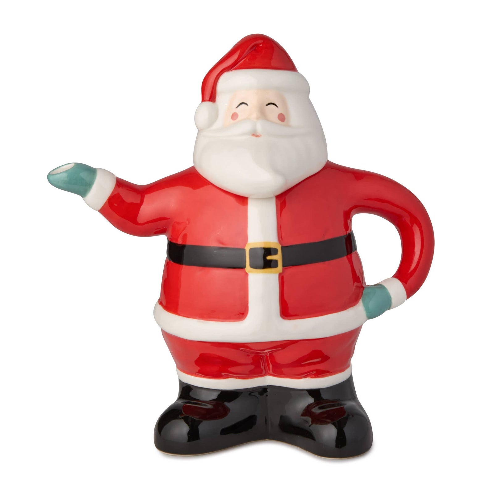 Christmas Whimsy Santa 3-D Teapot 36 oz.