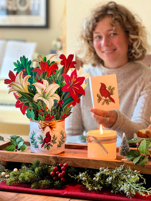 Winter Joy ( Pop up holiday Greeting Card)