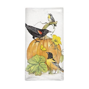Autumn Birds Towel