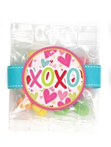 Valentine Candy Treat Bags Small XOXO