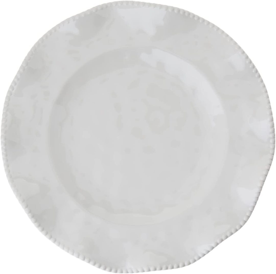 Perlette Cream Dinner Plate
