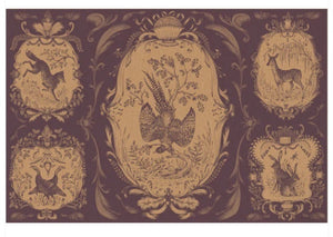 Moss Fable Toile Placemat Pad