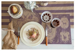 Moss Fable Toile Placemat Pad