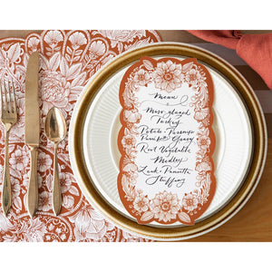 Harvest Blooms Table Card