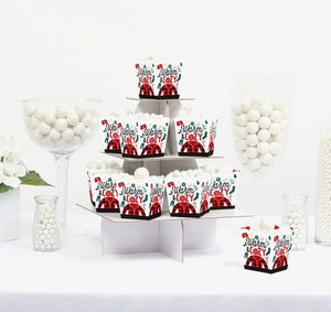 Christmas Pajamas-Holiday Party Candy Boxes-Set Of 12