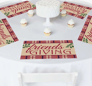 Friends Thanksgiving Feast-Placemats-Set Of 16